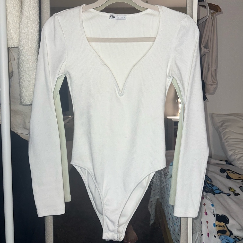 White Bodysuit by Zara